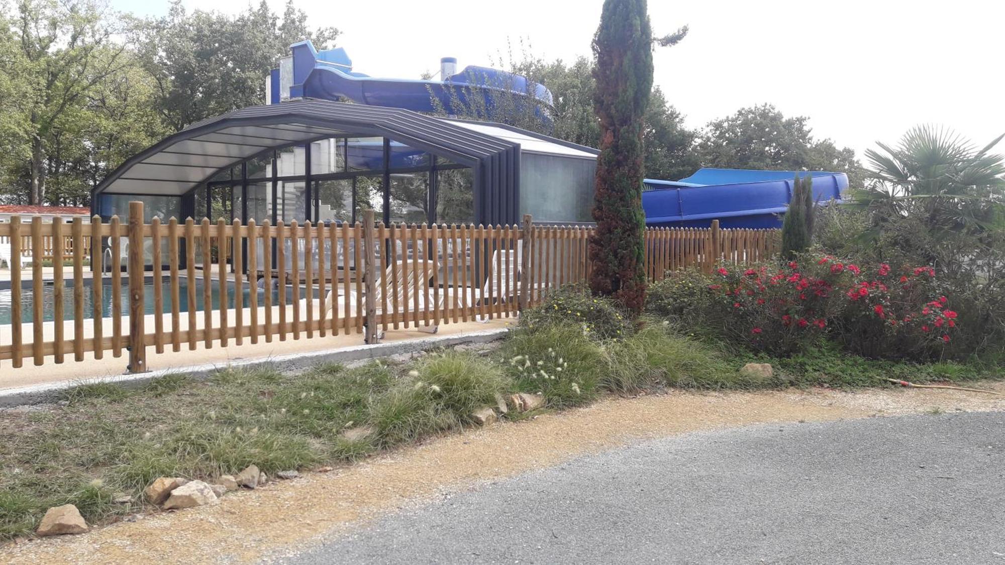 Mobil Home Camping 3*** Piscine Chauffee La Boissiere-de-Montaigu Eksteriør billede
